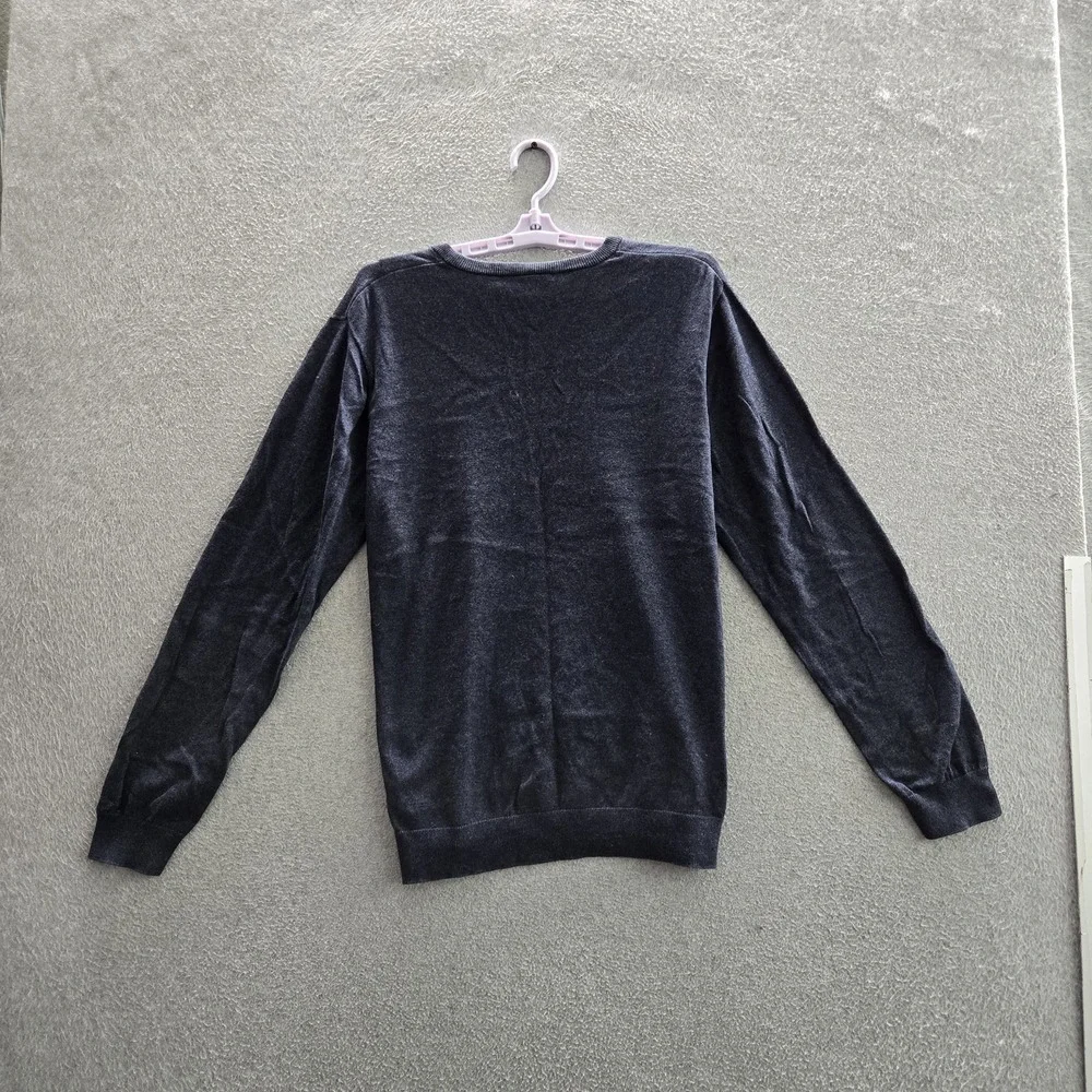 Lacoste Men Sweater 6 Navy Embroidered Crocodile Logo Preppy Old Money